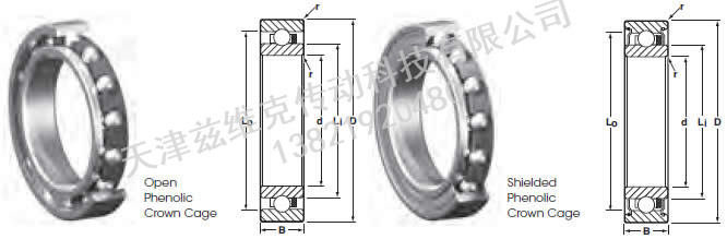 NHBB SSRI-541SD502 力距管球軸承圖紙