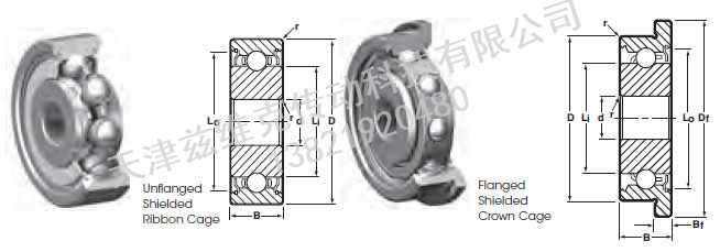 NHBB SSRI-418ZA62 深溝球軸承圖紙